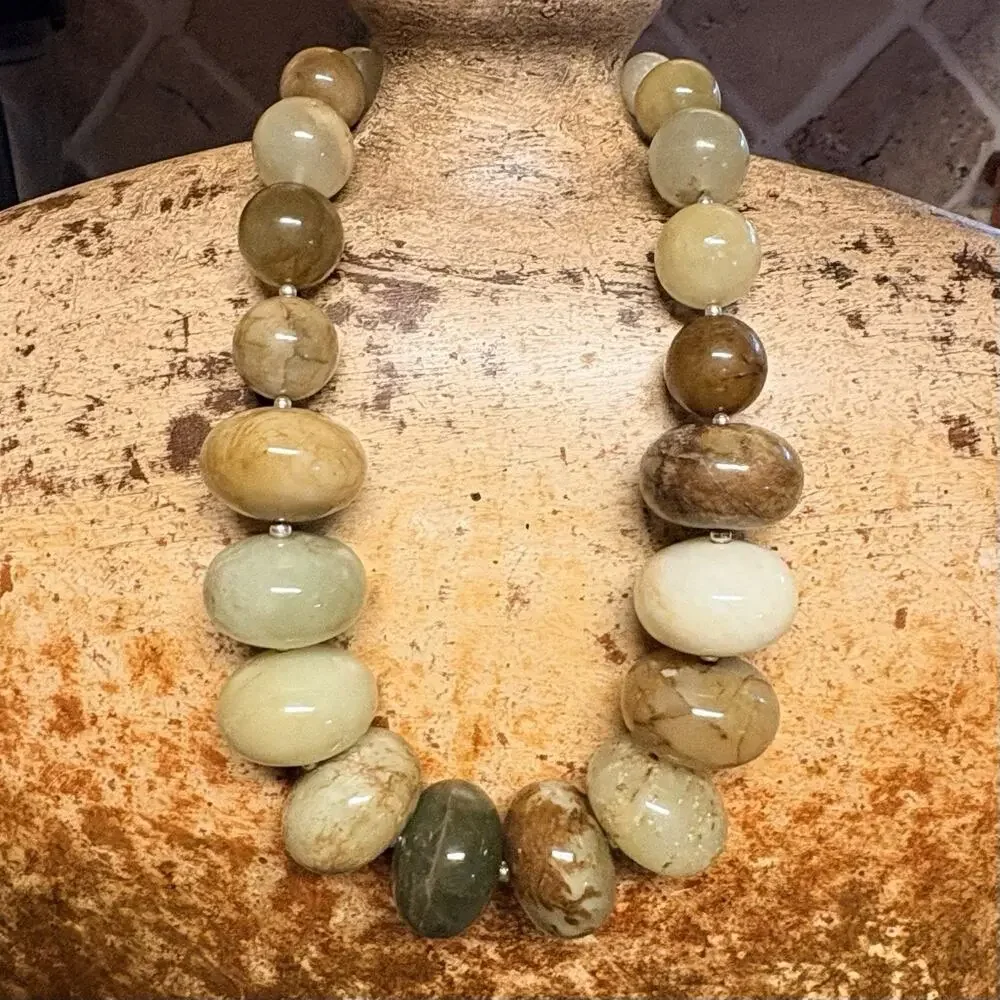 Amy Kahn Russell (AKR) Sterling Silver & Multi Stone Necklace & Bracelet Set